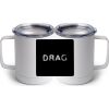 10 oz. White Stainless Steel Coffee Mug Thumbnail