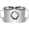 10 oz. White Stainless Steel Coffee Mug Thumbnail