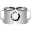 10 oz. White Stainless Steel Coffee Mug Thumbnail
