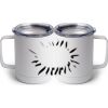 10 oz. White Stainless Steel Coffee Mug Thumbnail