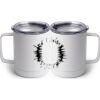 10 oz. White Stainless Steel Coffee Mug Thumbnail