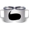 10 oz. White Stainless Steel Coffee Mug Thumbnail