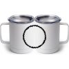10 oz. White Stainless Steel Coffee Mug Thumbnail