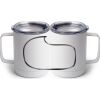 10 oz. White Stainless Steel Coffee Mug Thumbnail