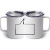 10 oz. White Stainless Steel Coffee Mug Thumbnail