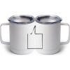 10 oz. White Stainless Steel Coffee Mug Thumbnail
