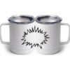 10 oz. White Stainless Steel Coffee Mug Thumbnail