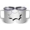 10 oz. White Stainless Steel Coffee Mug Thumbnail
