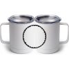 10 oz. White Stainless Steel Coffee Mug Thumbnail