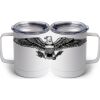 10 oz. White Stainless Steel Coffee Mug Thumbnail