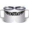 10 oz. White Stainless Steel Coffee Mug Thumbnail