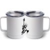 10 oz. White Stainless Steel Coffee Mug Thumbnail