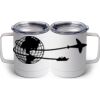 10 oz. White Stainless Steel Coffee Mug Thumbnail