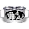 10 oz. White Stainless Steel Coffee Mug Thumbnail