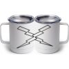 10 oz. White Stainless Steel Coffee Mug Thumbnail