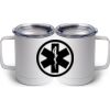 10 oz. White Stainless Steel Coffee Mug Thumbnail