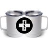 10 oz. White Stainless Steel Coffee Mug Thumbnail