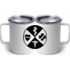 10 oz. White Stainless Steel Coffee Mug Thumbnail