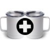 10 oz. White Stainless Steel Coffee Mug Thumbnail
