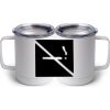 10 oz. White Stainless Steel Coffee Mug Thumbnail