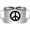 10 oz. White Stainless Steel Coffee Mug Thumbnail