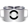 10 oz. White Stainless Steel Coffee Mug Thumbnail