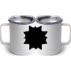10 oz. White Stainless Steel Coffee Mug Thumbnail