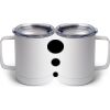 10 oz. White Stainless Steel Coffee Mug Thumbnail
