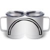 10 oz. White Stainless Steel Coffee Mug Thumbnail