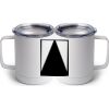 10 oz. White Stainless Steel Coffee Mug Thumbnail