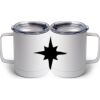10 oz. White Stainless Steel Coffee Mug Thumbnail