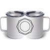 10 oz. White Stainless Steel Coffee Mug Thumbnail