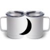 10 oz. White Stainless Steel Coffee Mug Thumbnail
