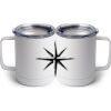 10 oz. White Stainless Steel Coffee Mug Thumbnail