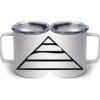 10 oz. White Stainless Steel Coffee Mug Thumbnail
