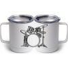 10 oz. White Stainless Steel Coffee Mug Thumbnail