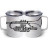 10 oz. White Stainless Steel Coffee Mug Thumbnail