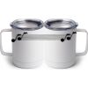 10 oz. White Stainless Steel Coffee Mug Thumbnail