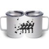 10 oz. White Stainless Steel Coffee Mug Thumbnail