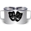 10 oz. White Stainless Steel Coffee Mug Thumbnail