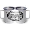 10 oz. White Stainless Steel Coffee Mug Thumbnail