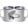 10 oz. White Stainless Steel Coffee Mug Thumbnail