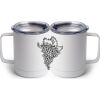 10 oz. White Stainless Steel Coffee Mug Thumbnail
