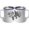 10 oz. White Stainless Steel Coffee Mug Thumbnail