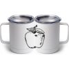 10 oz. White Stainless Steel Coffee Mug Thumbnail