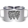 10 oz. White Stainless Steel Coffee Mug Thumbnail