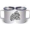10 oz. White Stainless Steel Coffee Mug Thumbnail
