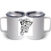 10 oz. White Stainless Steel Coffee Mug Thumbnail