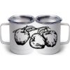 10 oz. White Stainless Steel Coffee Mug Thumbnail