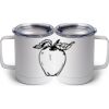 10 oz. White Stainless Steel Coffee Mug Thumbnail